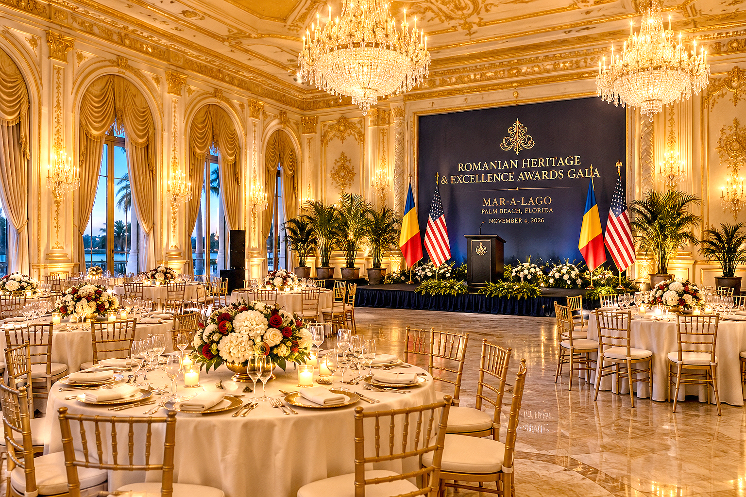 Romanian Heritage & Excellence Awards Gala at Mar-a-Lago